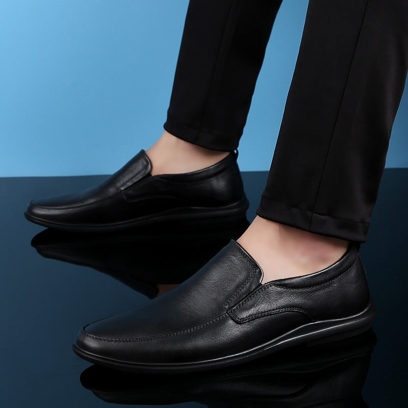 Herren Eleganter Slip-On Business-Halbschuh mit gepolstertem Komfortfußbett Drune