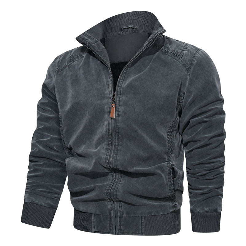 Herren Sportliche Bikerjacke Drune