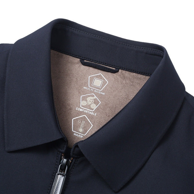 Herren Übergangsjacke mit sportlichem Schnitt und funktionalen Reißverschlusstaschen Drune