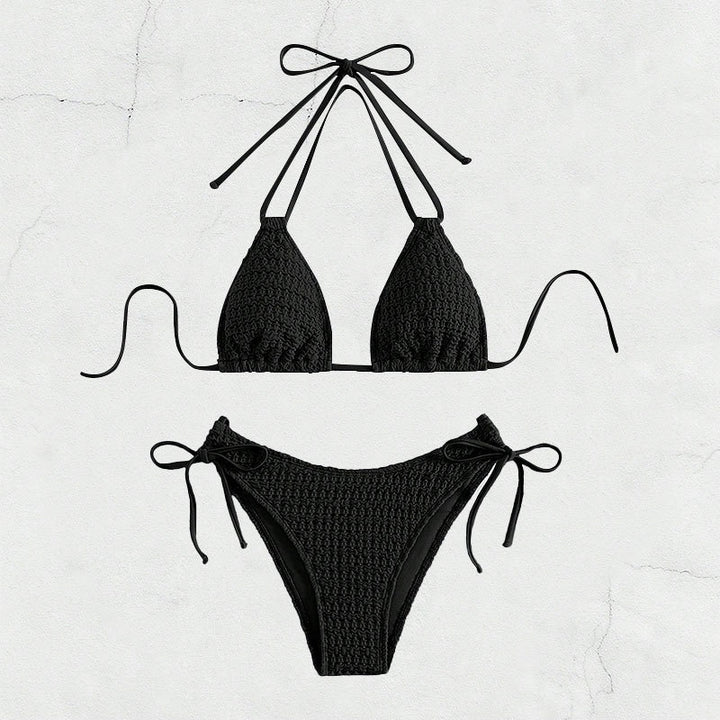 Damen Dreiecksbikini mit verspieltem Bindesystem Drune