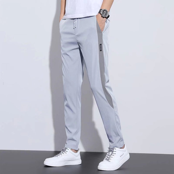 Herren Sportliche Freizeithose mit Kontraststreifen Drune