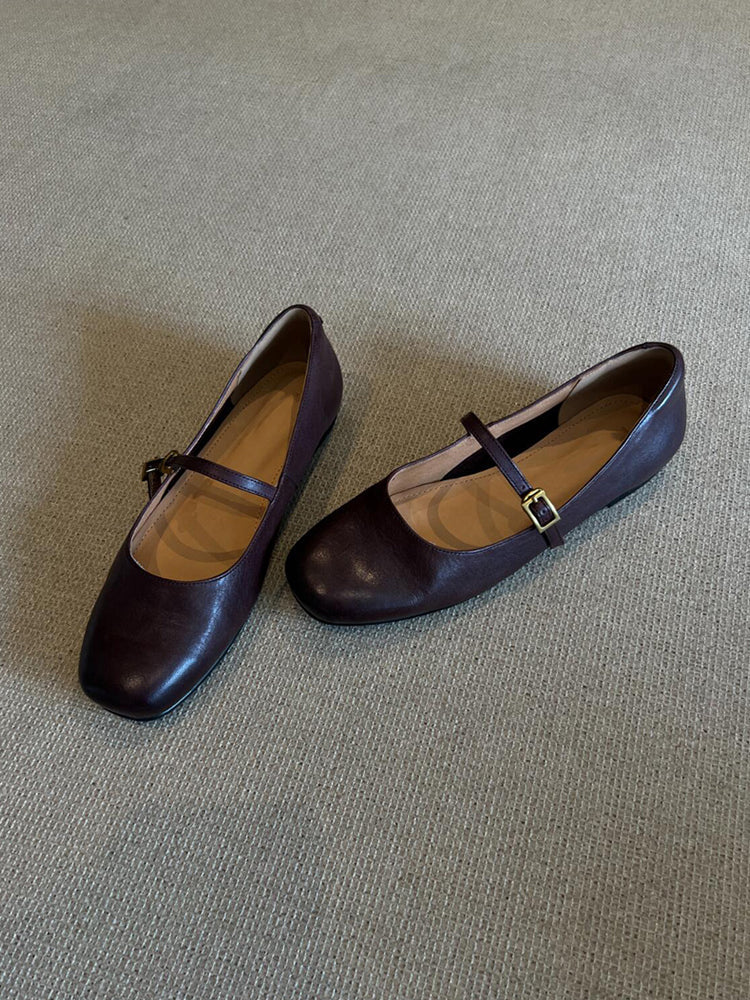 Damen elegante Mary Janes mit komfortabler Sohle und verstellbarem Riemen Drune