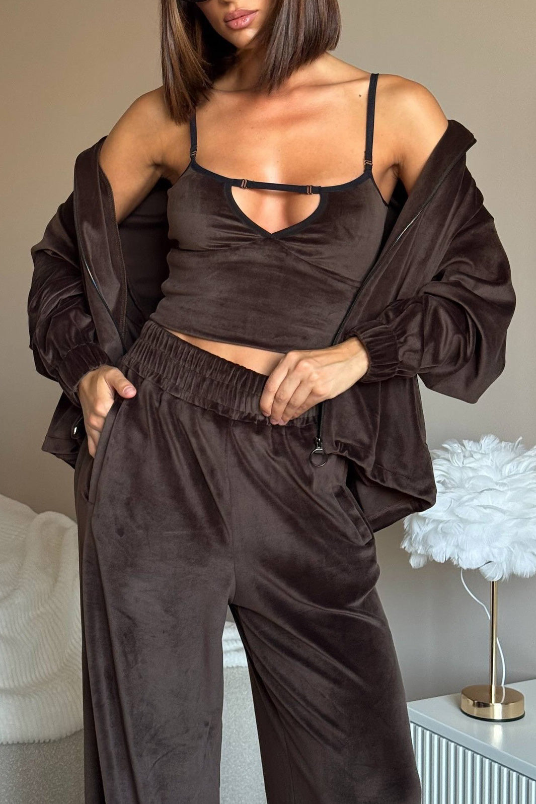 Drune | Dough Kapuzenpullover und Hose Zwei Teile Satz