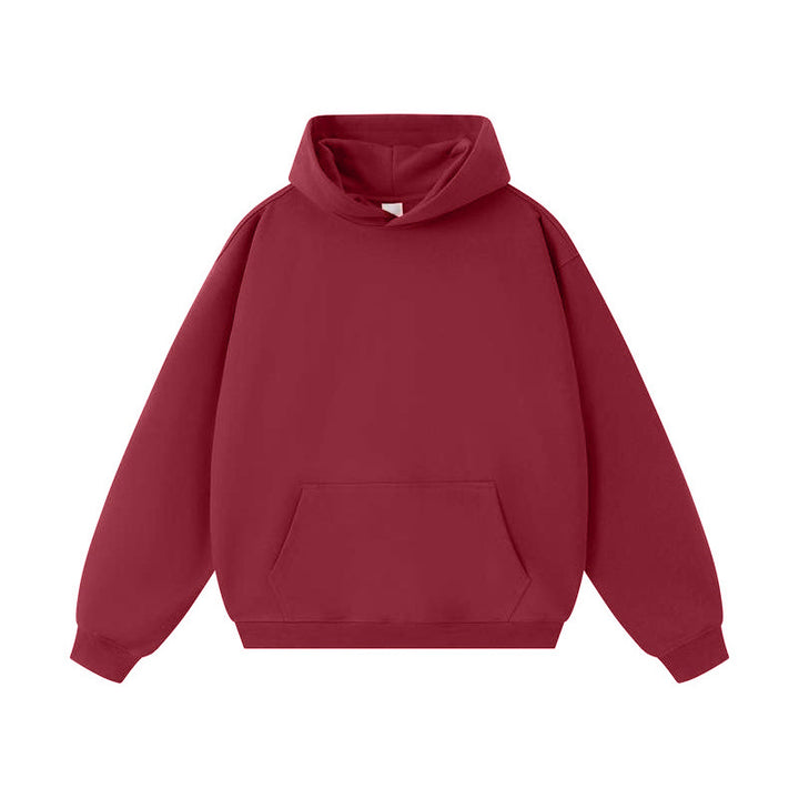Unisex Oversize-Kapuzenpullover mit Kängurutasche und Raglanärmeln Drune