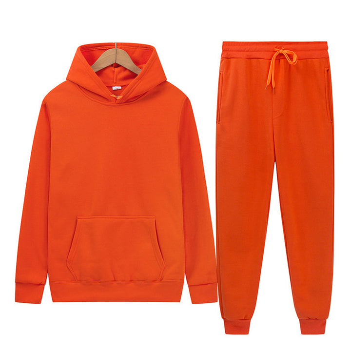 Damen Freizeit-Hoodie und Jogginghose Set mit softer Baumwollmischung Drune