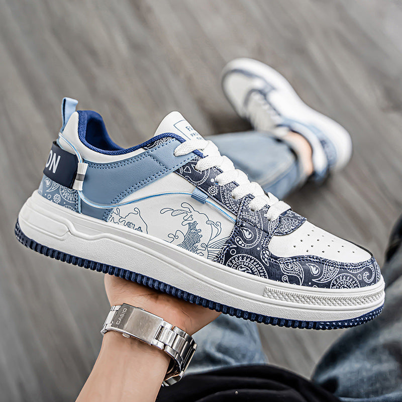 Damen Modische Sneakers mit einzigartiger grafischer Oberflächenstruktur Drune