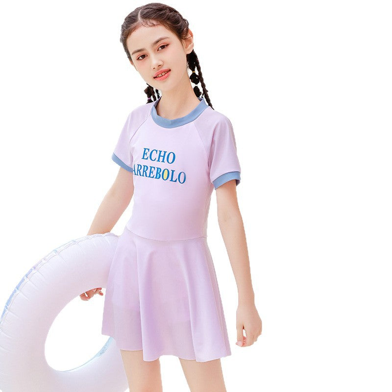 Mädchen sportliches Schwimmdress Drune