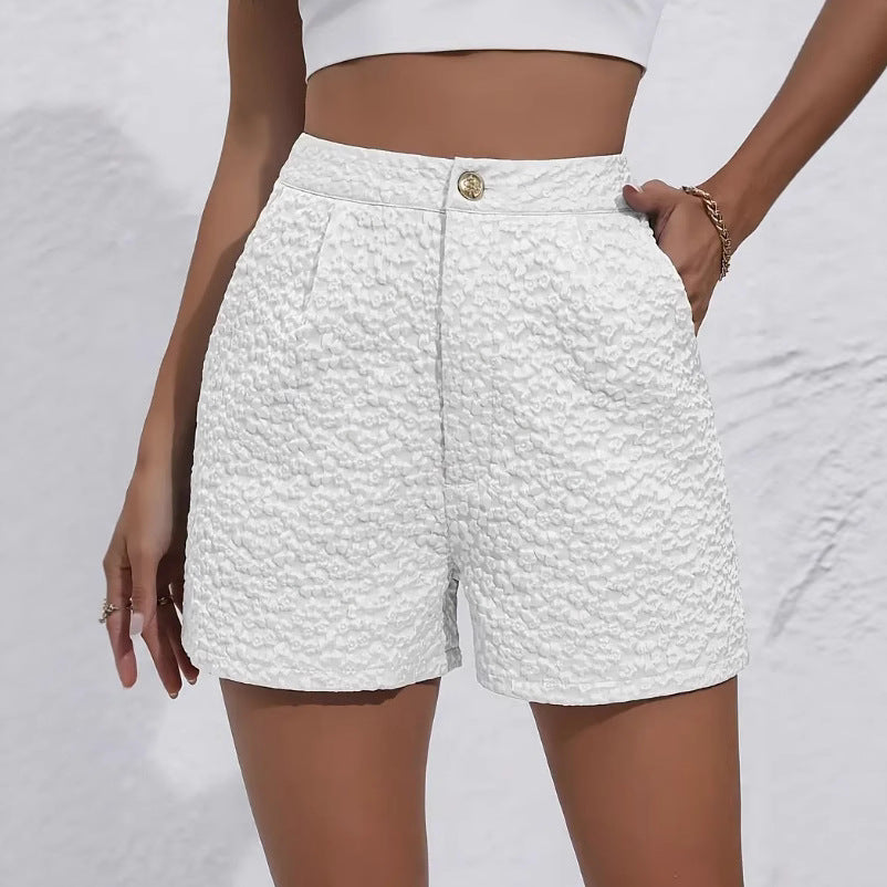 Damen Shorts mit strukturiertem Stoff Drune