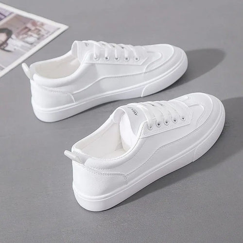Damen Minimalistische Plateausneaker aus Textil mit gepolstertem Schaft und profilierter Gummisohle Drune