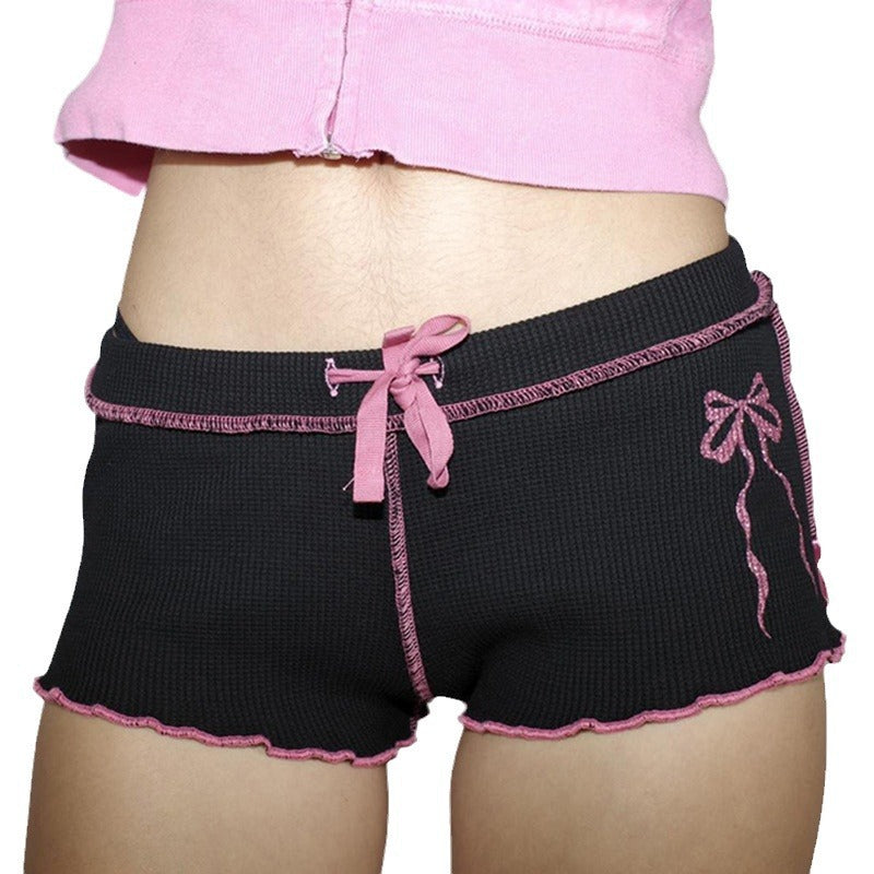 Damen Sportliche Shorts mit verstellbarem Bund und atmungsaktiven Einsätzen Drune