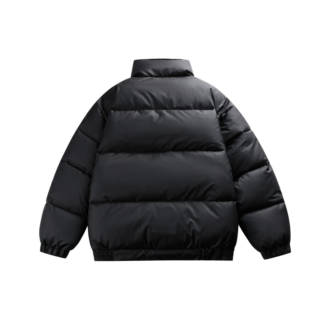 Damen Gefütterte Oversize-Steppjacke mit hohem Stehkragen Drune