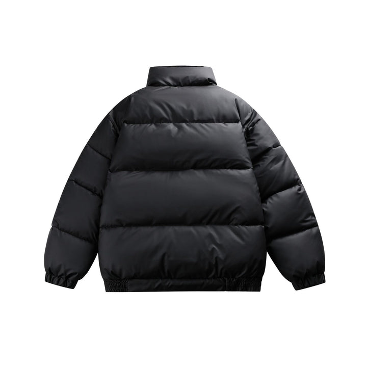 Damen Gefütterte Oversize-Steppjacke mit hohem Stehkragen Drune