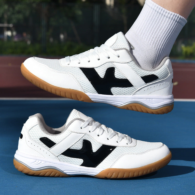 Unisex nan atmungsaktiver Hallensneaker mit rutschfester Gummilaufsohle und stoßabsorbierender EVA-Zwischensohle Drune