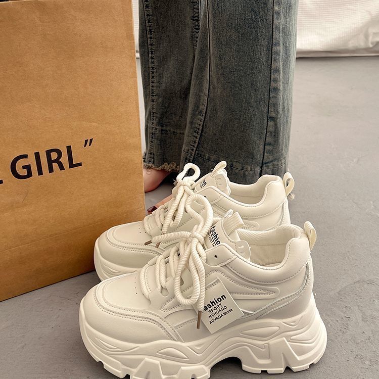 Damen Chunky Sneakers mit trendigem Design und dämpfender Sohle Drune