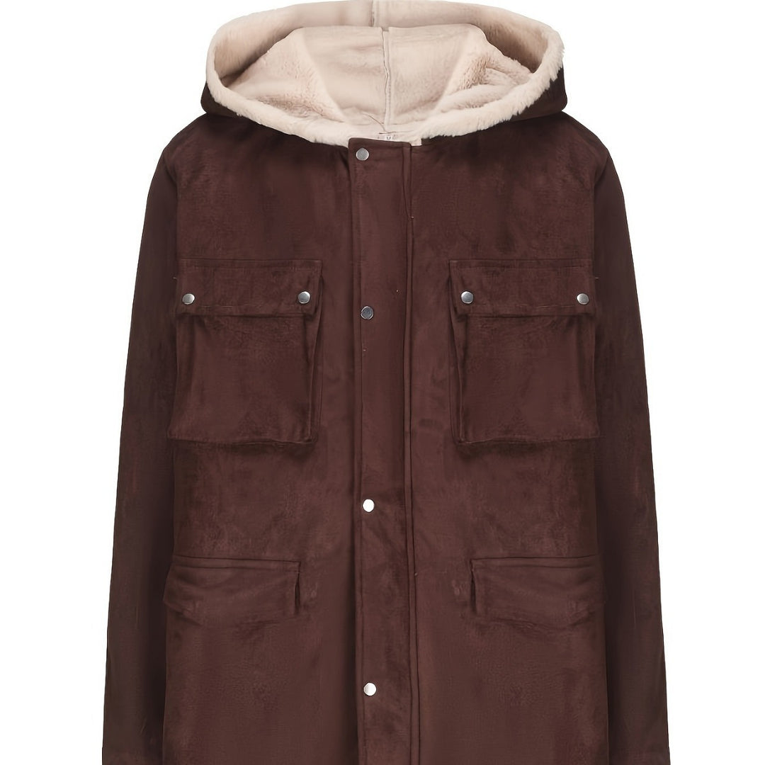 Damen Wickeljacke mit kuscheligem Innenfutter Drune