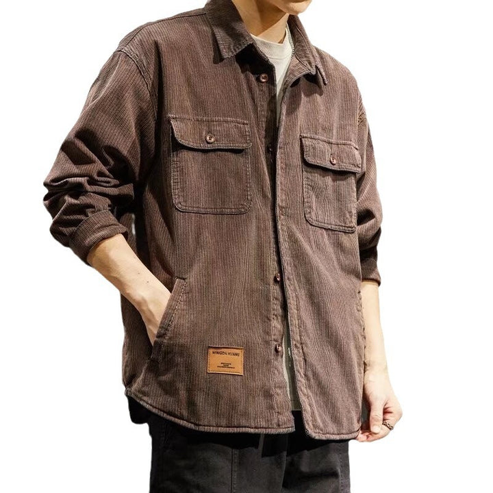 Herren Kordjacke mit Taschen Drune