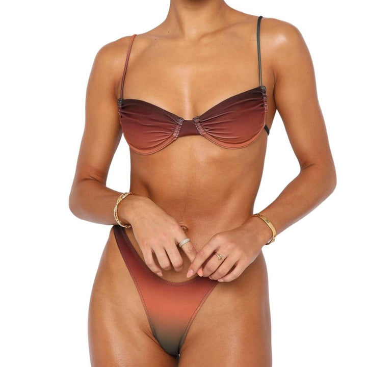Damen Push-Up Bikini mit innovativem Farbverlauf Drune