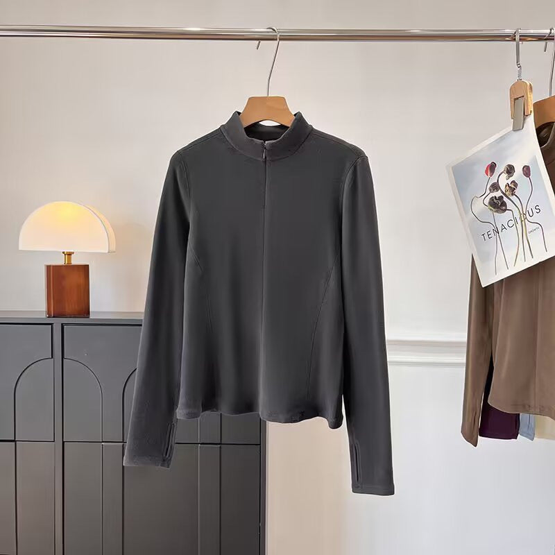 Damen Sportliches Langarmshirt mit innovativer Schnittführung Drune
