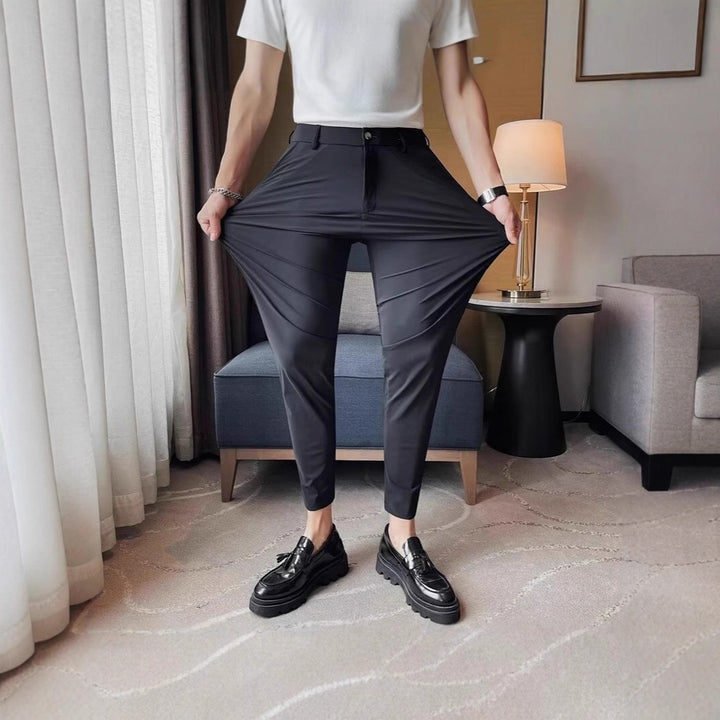 Herren Elegante Slim-Fit Hose Drune