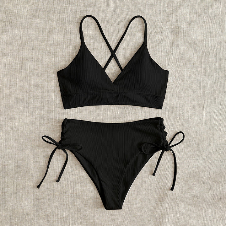 Damen Bikini-Set mit raffiniertem Schnürdetail Drune