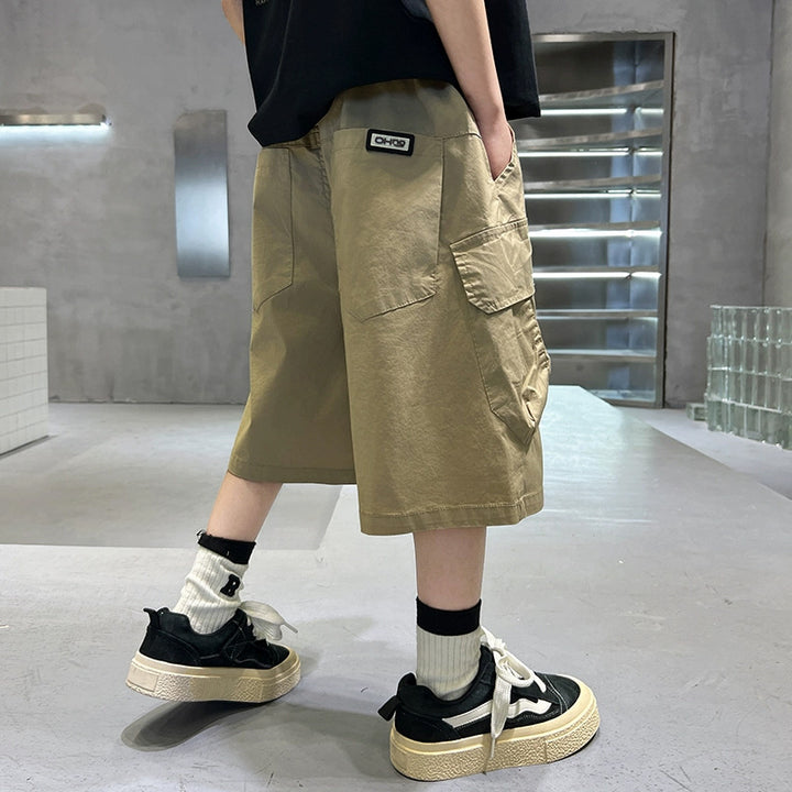 Unisex lässige Cargo-Shorts mit großen Taschen Drune
