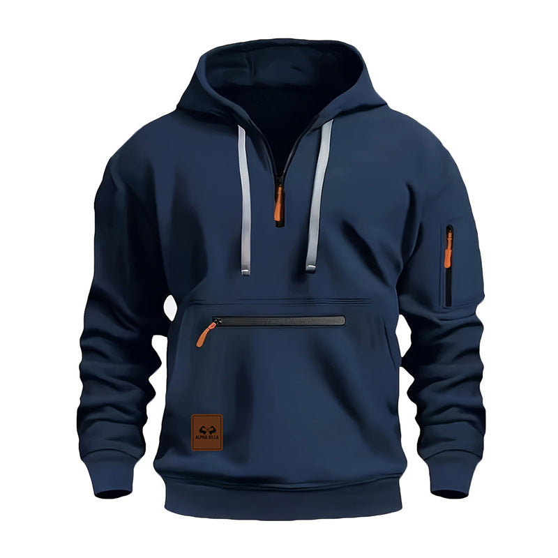Herren Sportlicher Kapuzenpullover Drune