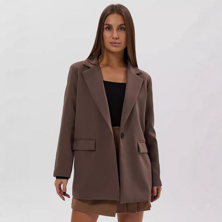 Damen eleganter, taillierter Blazer im modernen Schnitt Drune