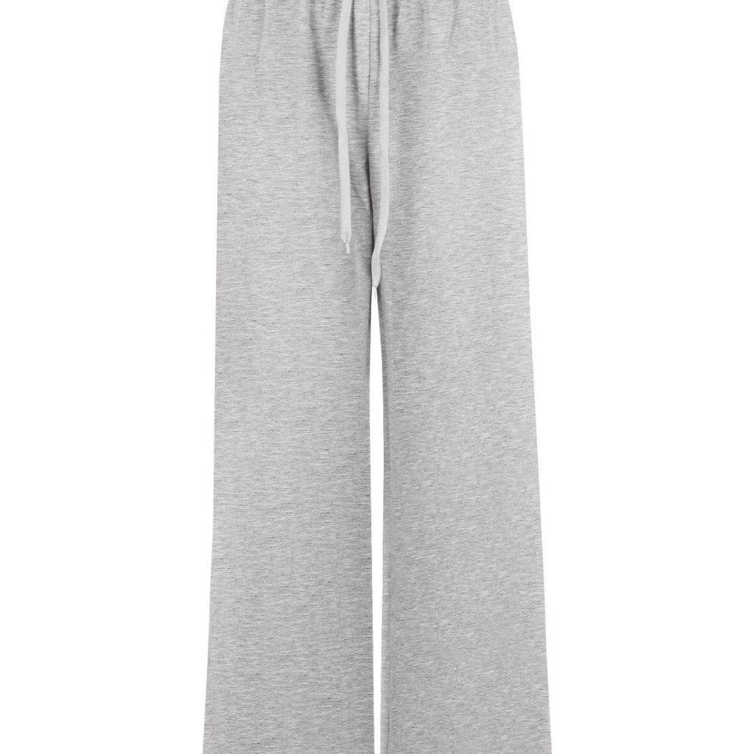 Damen Bequeme Lounge-Hose mit weitem Schnitt und elastischem Bund Drune