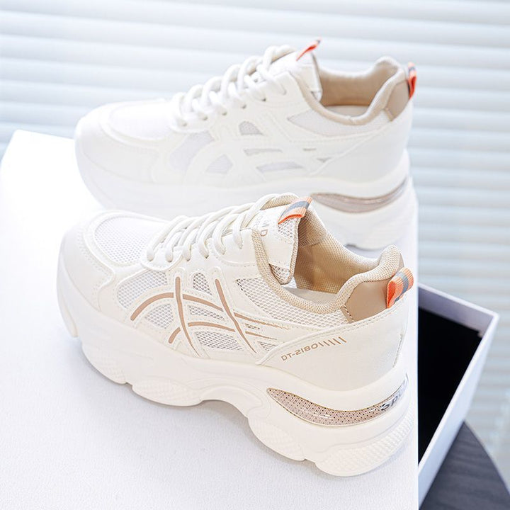 Damen Sportliche Sneaker mit atmungsaktivem Mesh und dämpfender Sohle Drune