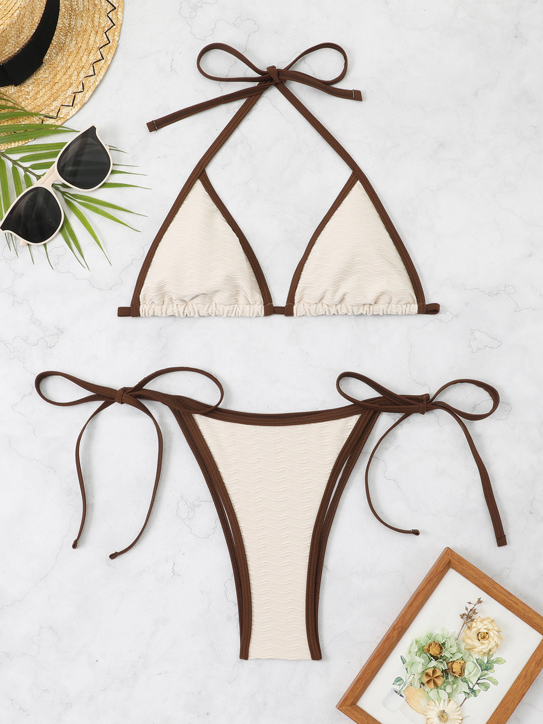 Damen Triangel-Bikini Set Drune