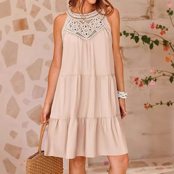 Damen Boho Chic Sommerkleid Drune