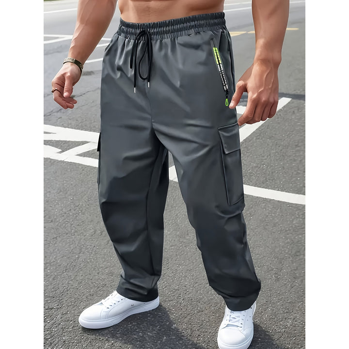 Herren Praktische Cargo-Hose mit verstellbarem Gummizug Drune