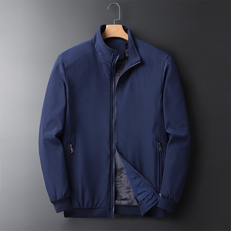Herren Softshell‑Bomberjacke mit wärmender Fleece‑Innenlage Drune