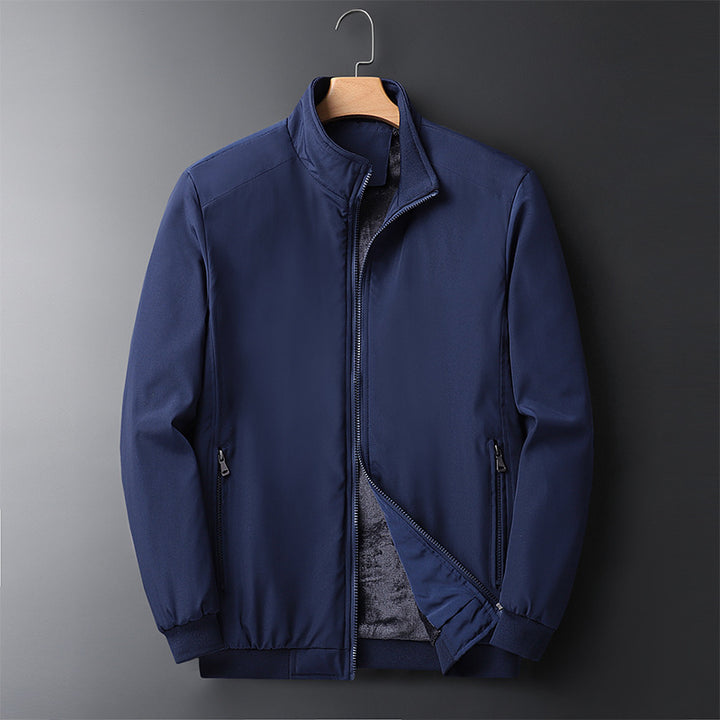 Herren Softshell‑Bomberjacke mit wärmender Fleece‑Innenlage Drune