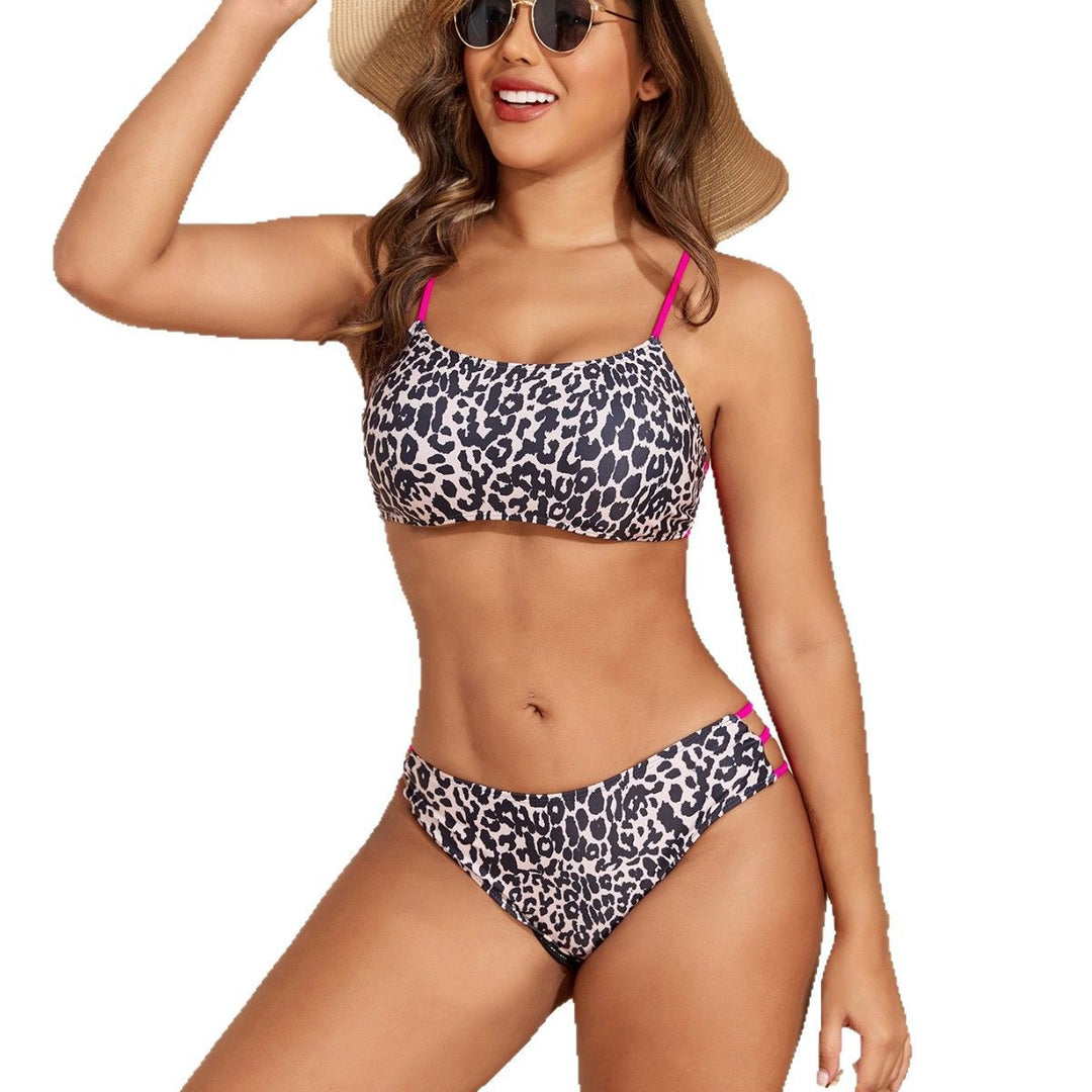 Damen Triangel-Bikini-Set mit modischen Akzenten Drune