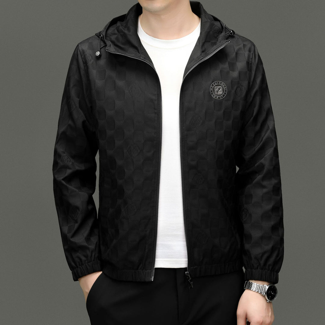 Herren leichte Windjacke mit innovativen Details und praktischem Kapuzendesign Drune