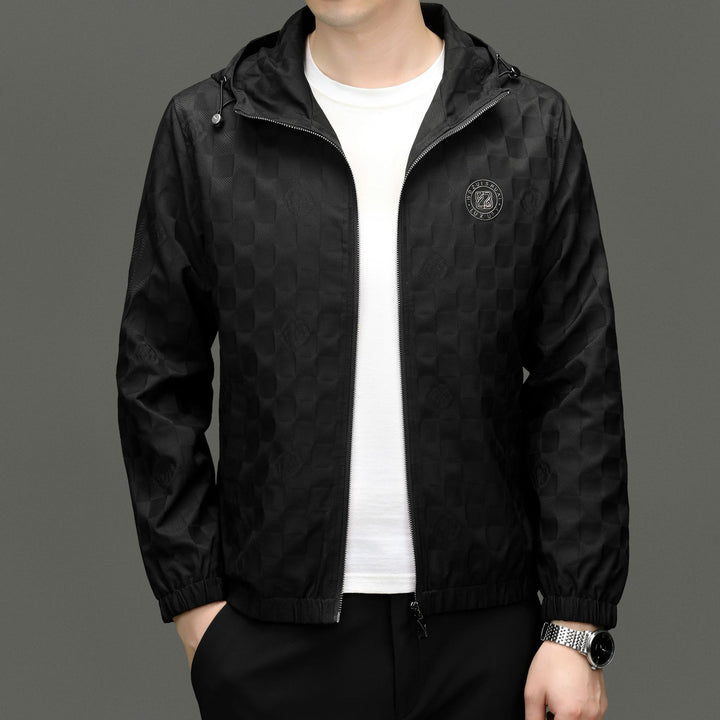 Herren leichte Windjacke mit innovativen Details und praktischem Kapuzendesign Drune