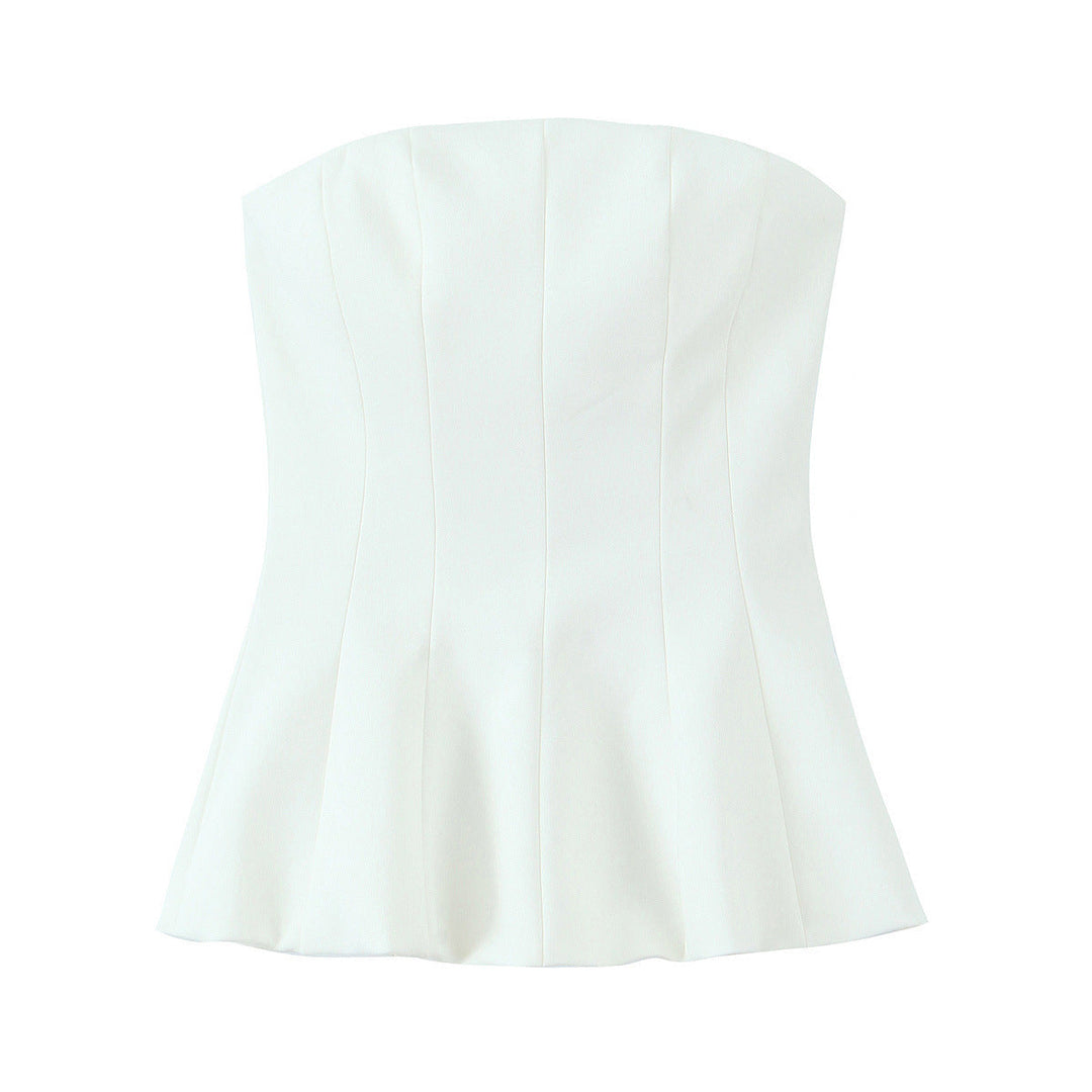 Damen Bustier-Top mit betonter Taille Drune