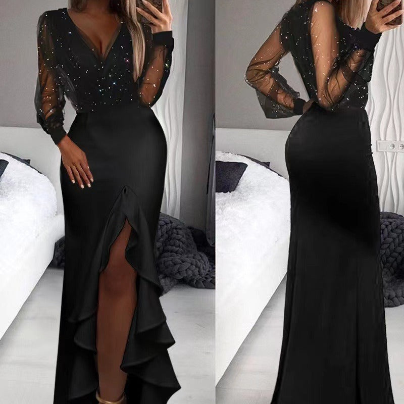Drune | Elegantes Pendler-Langrockkleid