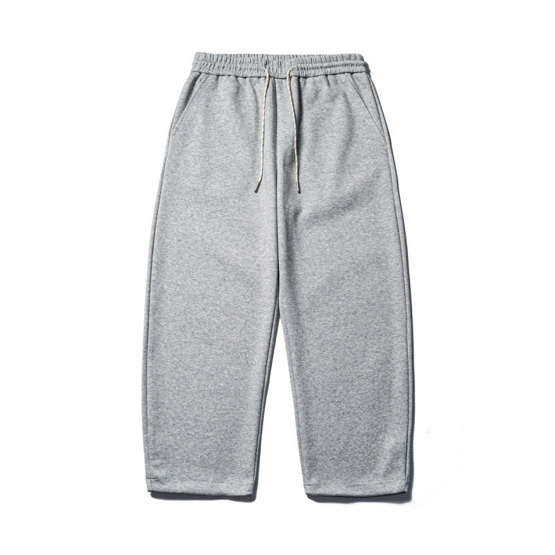 Herren Locker geschnittene Sweatpants mit elastischem Tunnelzugbund und gekürztem Bein Drune