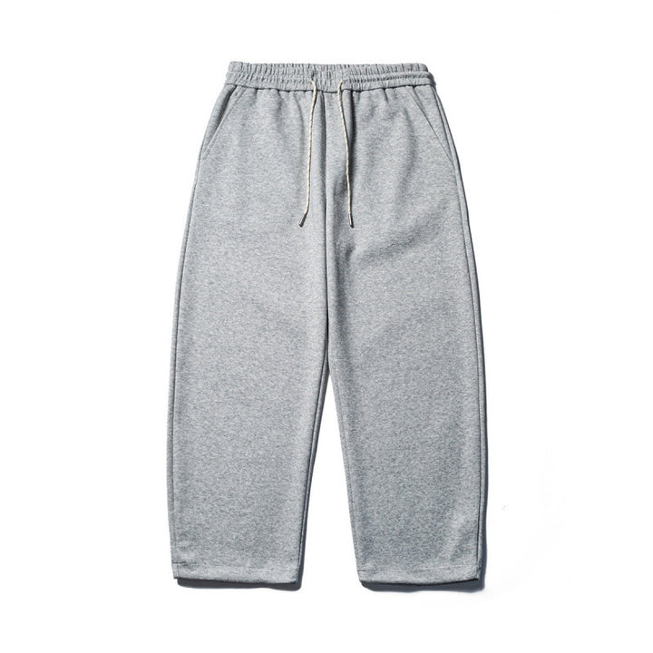 Herren Locker geschnittene Sweatpants mit elastischem Tunnelzugbund und gekürztem Bein Drune