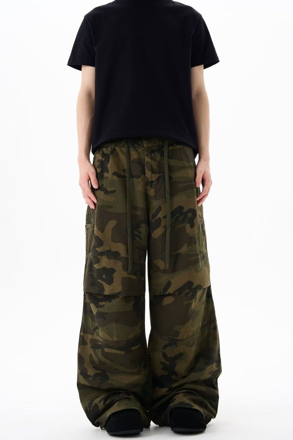 Herren Urbaner Cargo-Style Stoffhose Drune