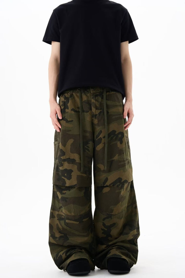 Herren Urbaner Cargo-Style Stoffhose Drune