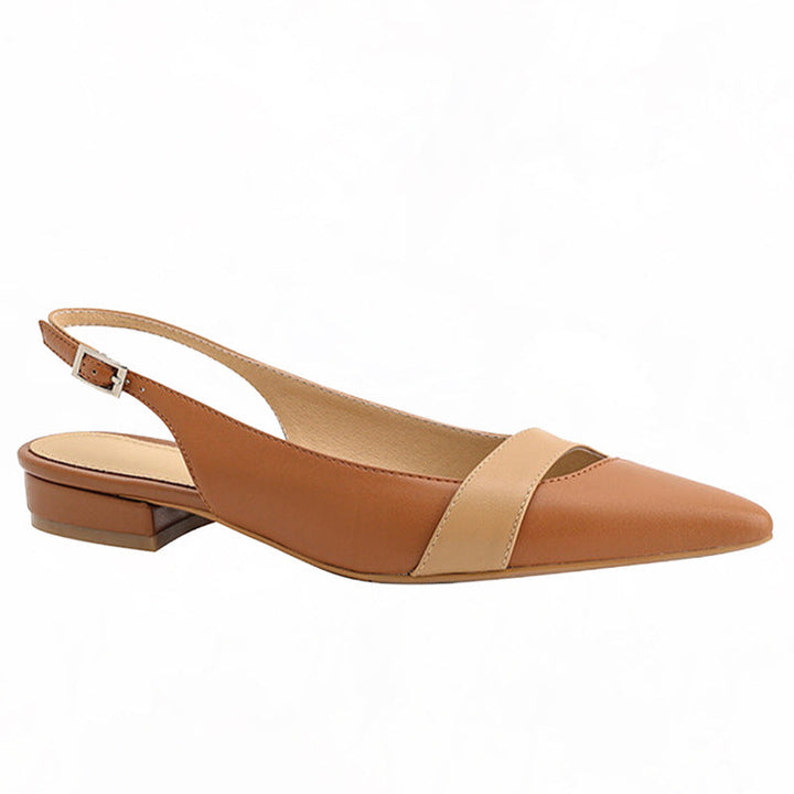 Damen Slingback-Pumps mit spitzem Zehendesign und eleganter Riemchenführung Drune