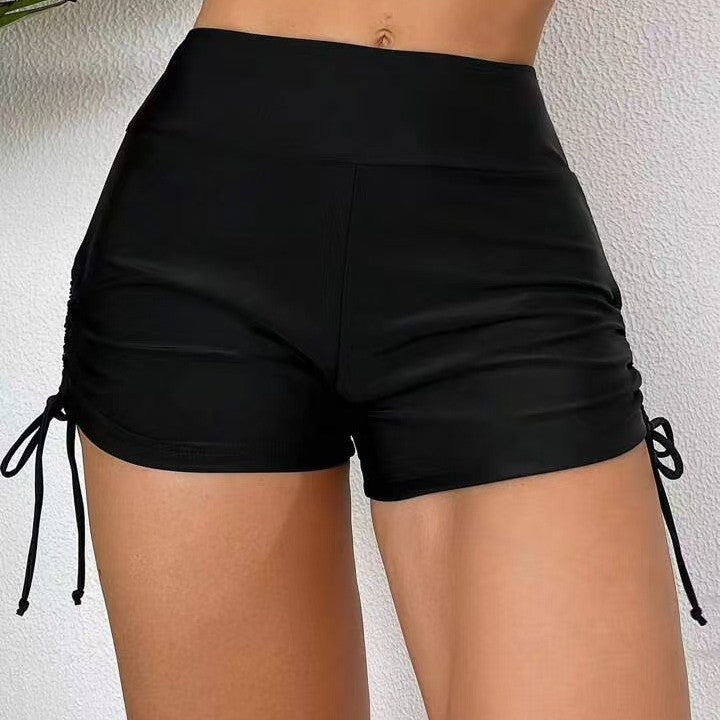 Damen Sportliche Badeshorts mit verstellbaren Seitenschnürungen Drune