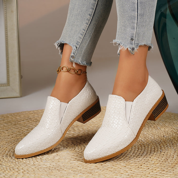 Damen Elegante Slipper mit Struktur-Design Drune