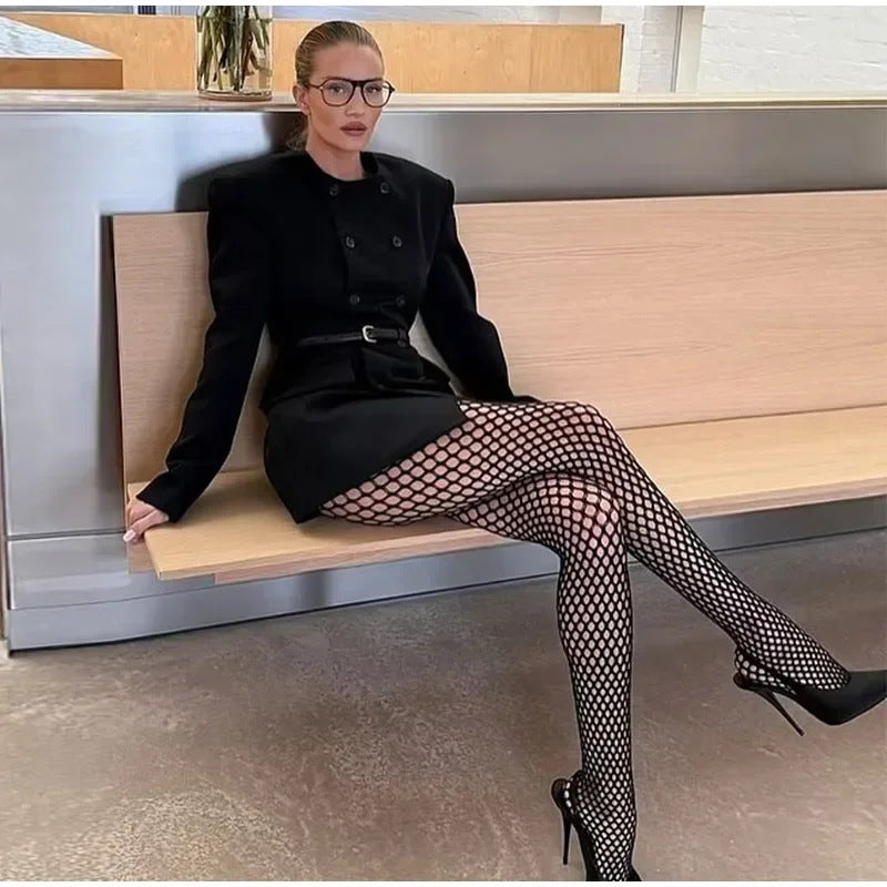 Damen Eleganter Tailored Blazer mit schickem Doppelkknopfverschluss Drune