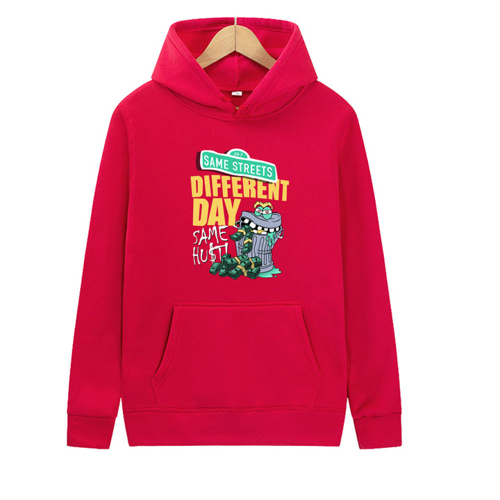 Damen Kapuzenpullover mit kreativem Print Drune