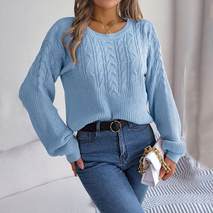 Drune | Zopfmuster Pullover aus Weichem Garn