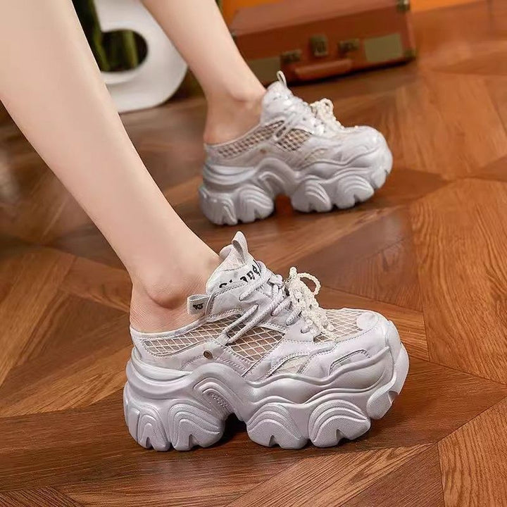 Damen Sportliche Chunky Sneakers Drune